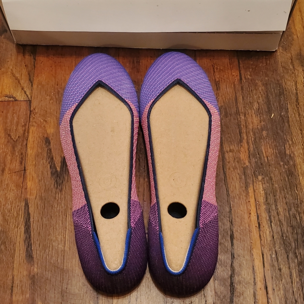 Rothy's The Flat - Metallic Lilac